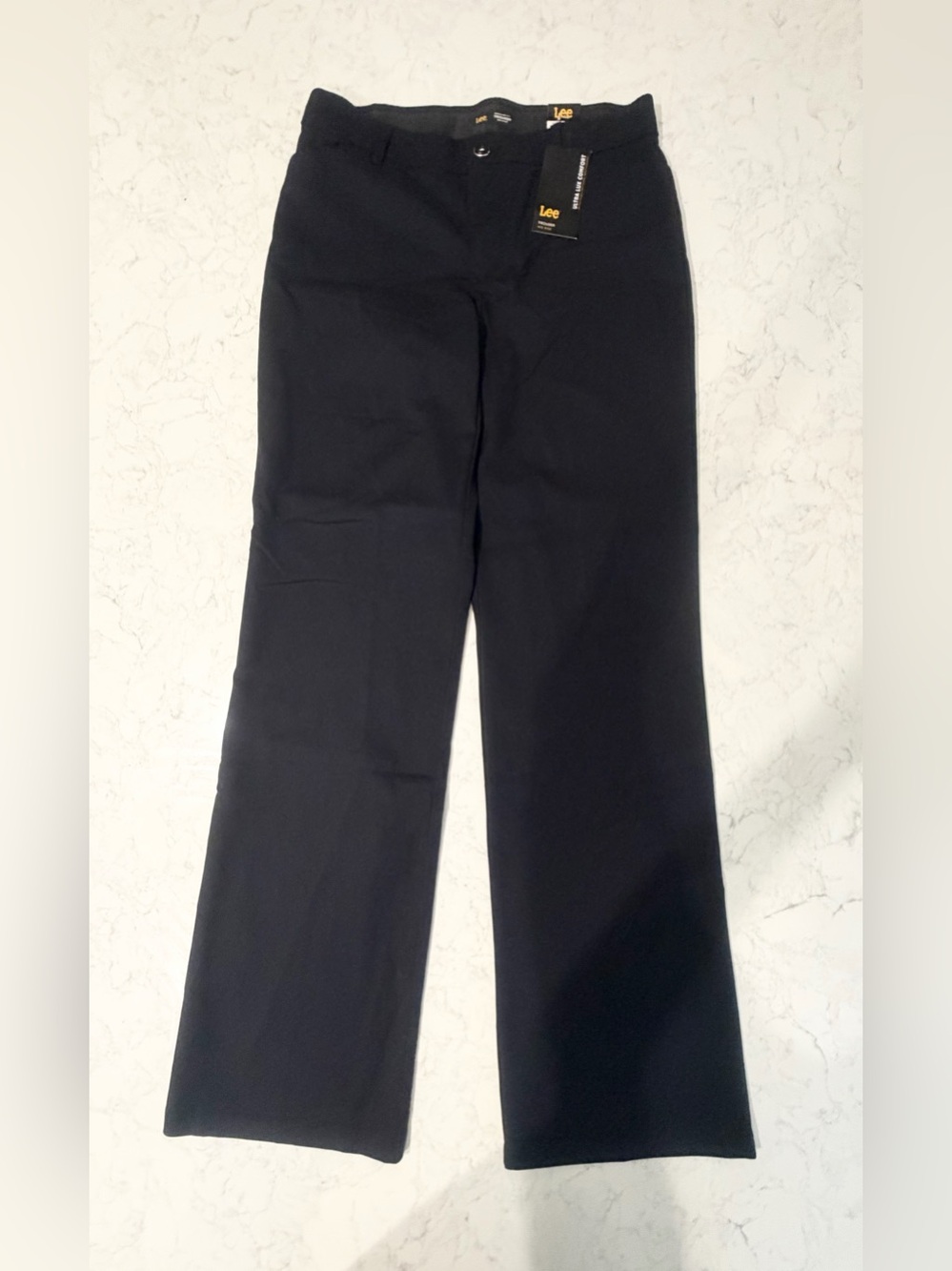 Lee Ultra Lux Comfort Trouser (Black, Size 10 Long, NWT)